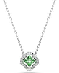 Swarovski - Una Angelic Pendant, Mixed Cuts, Rhodium Plated - Lyst