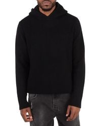Burberry - Ekd Wool Cashmere Hoodie - Lyst