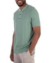 BOSS - Knitted Short Sleeve Polo Shirt - Lyst
