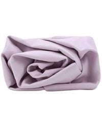 Burberry - Faux Flower Detailing Clutch Bag - Lyst