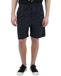 Balenciaga - Parisian Check Cotton-Blend Shorts, Brand Size 46 (Waist - Lyst