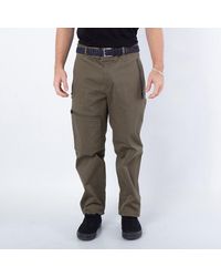 Moncler - Logo-Patch Twill Tapered-Leg Trousers, Brand Size 52 Us - Lyst