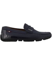 Bally - Ink Pintos Leather Loafers, Brand Size 6 (Us - Lyst