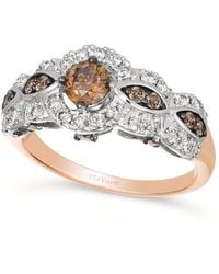 Le Vian - Ladies Chocolate Solitaires Cocktail Rings Set - Lyst