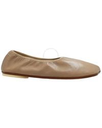 MM6 by Maison Martin Margiela - Incense Ballet Leather Flats - Lyst