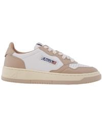 Autry - Medalist Leather Low-Top Sneakers - Lyst