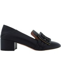 Bally - Janelle Buckle Leather Pumps, Brand Size 39 Us - Lyst