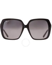 Maui Jim - Poolside Neutral Grey Square Sunglasses Gs838-02 55 - Lyst
