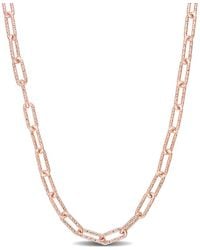 Amour - 3.5Mm Fancy Paper Clip Chain Necklace - Lyst