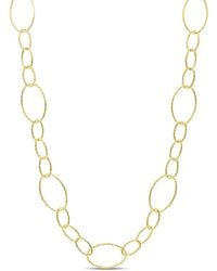Amour - 13Mm Fancy Oval Link Chain Necklace - Lyst
