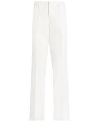 Roberto Cavalli - Cotton Straight-Leg Chino Trousers, Brand Size 50 Waist - Lyst
