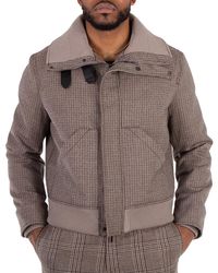Emporio Armani - Long Sleeve Wool Jacket, Brand Size 50 (Us - Lyst