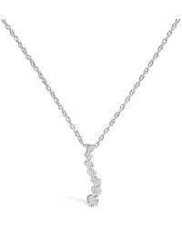 Haus of Brilliance - 925 Sterling 1/4 Cttw Lab Grown Diamond Journey Pendant Necklace - Lyst