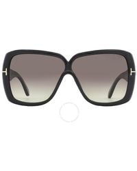 Tom Ford - Marilyn Smoke Gradient Butterfly Sunglasses Ft1037 01b 61 - Lyst