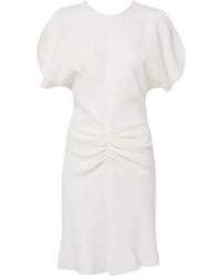 Victoria Beckham - Gathered Waist Mini Dress, Brand Size 6 Us - Lyst