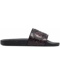 Ferragamo - Groove Logo-Embossed Sliders - Lyst