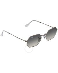 Ray-Ban - Octagonal Classic Grey Gradient Sunglasses Rb3556n 004/71 53 - Lyst