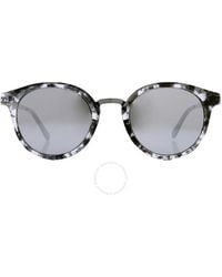 Guess Factory - Silver Mirror Round Sunglasses Gf0305 56u 51 - Lyst
