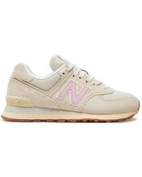 New Balance - Linen 574 Low-Top Sneakers, Brand Us - Lyst