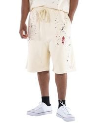 A_COLD_WALL* - A Cold Wall Studio Paint-Splatter Cotton Track Shorts - Lyst