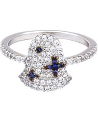 Apm Monaco - Ladies Sterling With Crystal Ring - Lyst