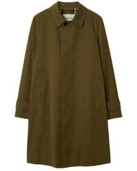 Burberry - Cotton Gabardine Car Coat, Brand Size 44 Us - Lyst