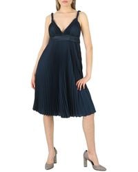 Burberry - Ladies Ink Empire-Line Pleated Dress, Size 8 (Us - Lyst