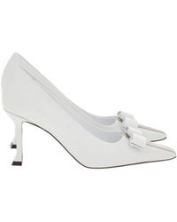 Ferragamo - Siwar 85 Vara Bow Pumps - Lyst
