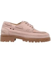 Bally - Traper Calf Nubuk Leather Moccasins, Brand Size 36 Us - Lyst