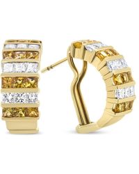 Haus of Brilliance - 18k Yellow Gold 1 3/4 Cttw Invisible Set Princess Cut Diamond - Lyst