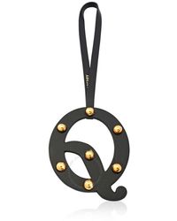 Burberry - Studded Leather Alphabet Q Charm - Lyst