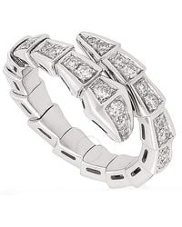 BVLGARI - Serpenti Viper One-Coil Ring - Lyst