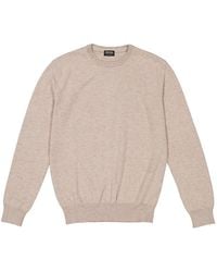 ZEGNA - Ermenegildo Oasi Fine Knit Jumper, Brand Size 48 Us - Lyst
