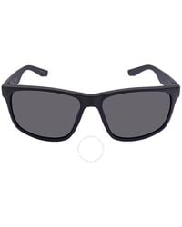 Calvin Klein - Grey Rectangular Sunglasses - Lyst