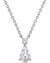 Brilliant Diamond - 14Kt 0.75 Carat Lab Grown Diamond Pendant Necklace For - Lyst