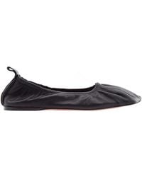 AMINA MUADDI - Emma Nappa Ballet Flats - Lyst