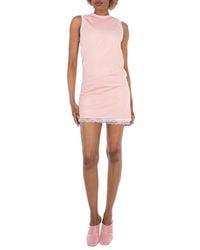 Burberry - Sleeveless Lace Trim Dress, Brand Size 4 (Us - Lyst
