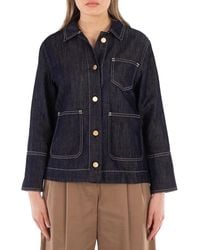 Max Mara - Ella Washed Denim Jacket - Lyst