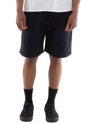 Burberry - Logo Patch Cotton Shorts - Lyst
