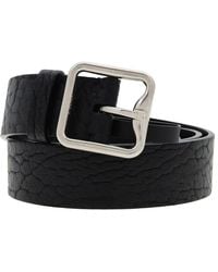 Burberry - Leather B Buckle Belt - Lyst