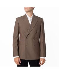 Burberry - Lee Double-Breasted Wool Blazer, Brand Size 44R (Us - Lyst