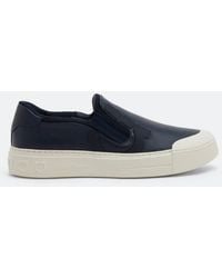 Ferragamo - Ferragamo Gancini Slip-On Sneakers - Lyst