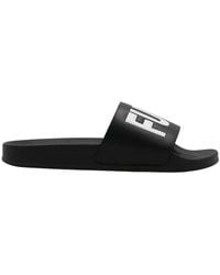 VTMNTS - Slogan-Print Slides, Brand Size 36 (Us - Lyst