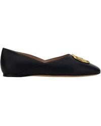 Bally - Gerry Leather Ballet Flats, Brand Size 40 Us - Lyst