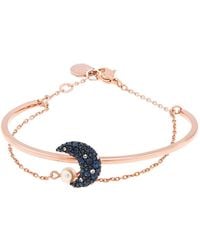 Swarovski - Sublima Moon Crystal Bangle Bracelet - Lyst