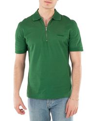 Ferragamo - Ferragamo Zip Collar Polo Shirt - Lyst