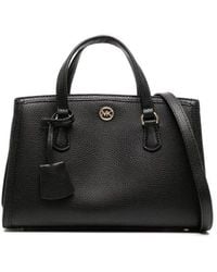 Michael Kors - Small Chantal Leather Messenger Bag - Lyst