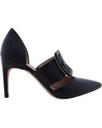 Bally - Jessye 85 Buckle Leather Pumps - Lyst