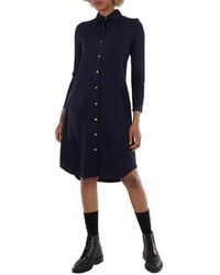 Thom Browne - Cotton Tuck Rib Shirtdress - Lyst