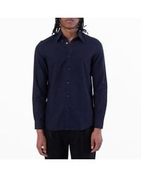 Emporio Armani - Button Down Woven Shirt - Lyst